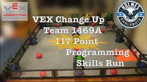 1469A VEX Change Up 117 Point Programming Skills Run