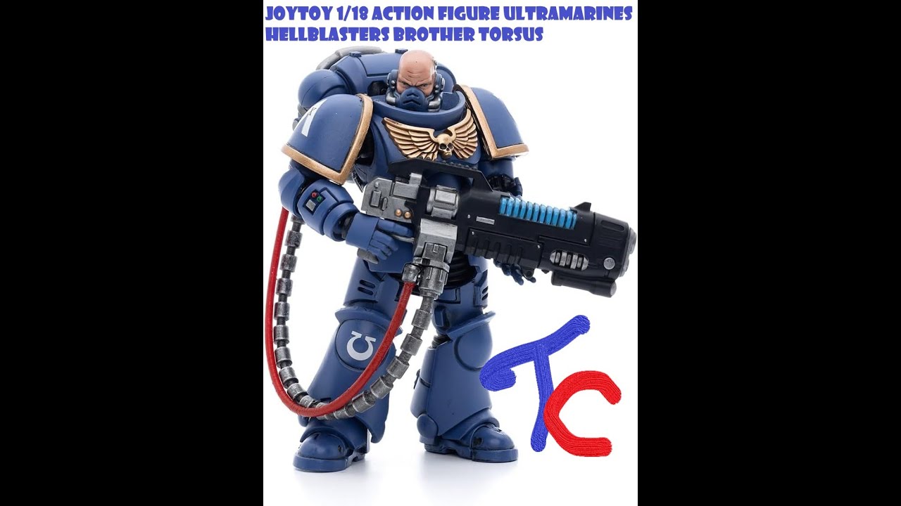 Review of JOYTOY Ultramarines Hellblasters Brother Torsus figure