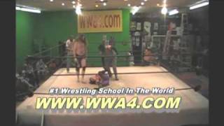 WWA4 TAG MATCH Amy Morgane & Miguel  Rivira vs Big Nasty& Bill the Butcher