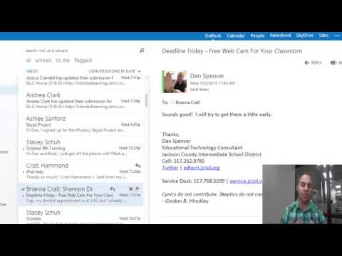 Office 365 Threaded Email Conversations