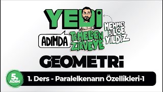 5. Adım 1. Ders Paralelkenarın Özellikleri 1 - Mehmet Bilge YIDLIZ