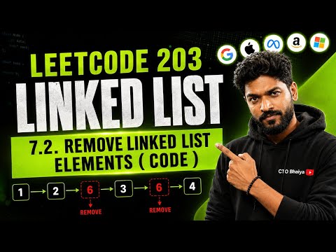 203.2 Remove Linked List Elements (Code) | #7 | Linked List Playlist | #leetcode #linkedlist #dsa