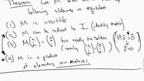 3. elementary matrices - computing inverses