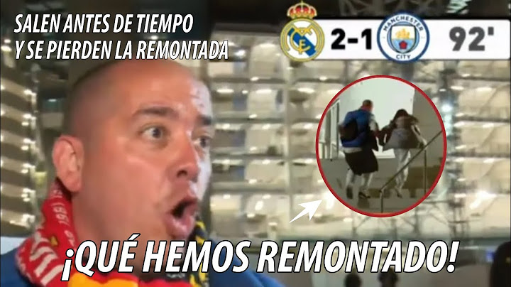 EL VIDEO MÁS VIRAL de la Remontada del Real Madrid vs Manchester City ⚽️🏆