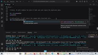 Python Lecture Batch 2: Set Methods Part - 2, Set Join Methods, Frozen Set, Set Rules