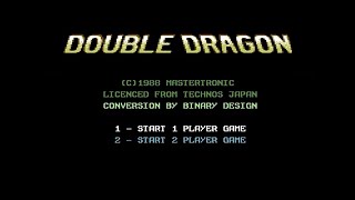 Double Dragon (C64) (Mastertronic) [Story and bosses]