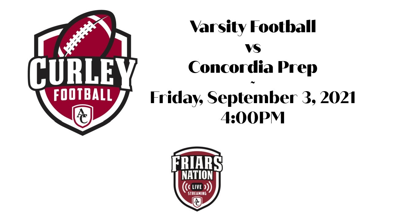 Varsity Football vs Concordia Prep YouTube