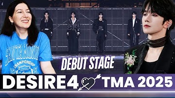 DESIRE4: TMA 2025 DEBUT STAGE | Tame Me 垂涎 & Master of Desire 馴服愛欲🍂Reaction + Kipuka