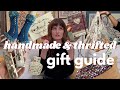 thrifted + handmade holiday gift guide | QUICK + EASY 50+ pinterest inspired affordable gift ideas