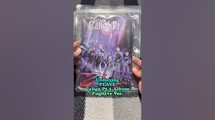 Unboxing PLAVE - Caligo Pt.1 Album Fugitive Ver.