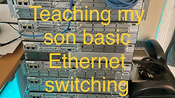 Basic Ethernet Networking (TikTok Live) - teaching my son @aarontechtalk