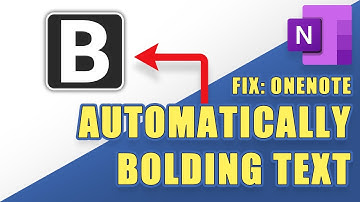 Stop ONENOTE from Automatically BOLDING Text