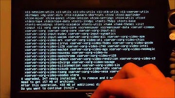 Installing XFCE In Debian Squeeze Netinstall
