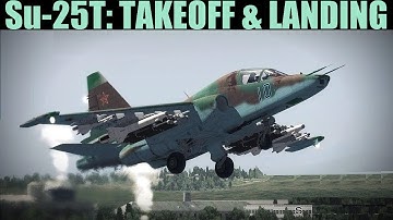 Su-25T Frogfoot: Takeoff & Landing Tutorial | DCS WORLD