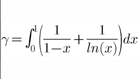 Integral representation for euler mascheroni constanat