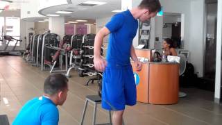 Dan Campos + Mike - Jump Squats @ Level 1 Fitness screenshot 1