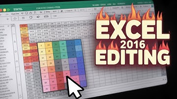 CBSE Grade 6 Ch 3 Editing and Formatting Worksheets in Excel 2016 - Editing Worksheets