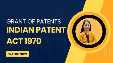 Grant of Patents | Rights of Patentees | Patent Agent Exam 2025 | Patent Agent Exam Preparation