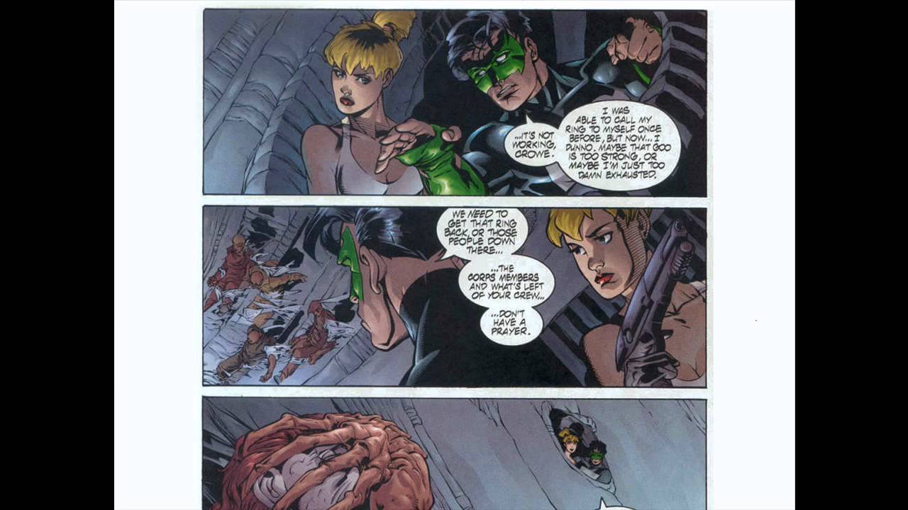 green lantern vs aliens 3 and 4 (dark horse and DC collaboration)