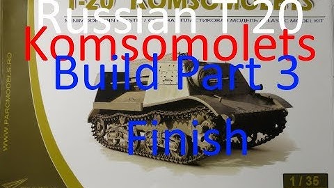 Heroes&General WW2. Russian T 20 Komsomolets Buildpart 3 paint and Final