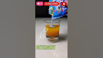 😱Amazing science experiment to do at Home Turmeric + Detergent + Lemon + Vinegar 🤯 #shorts