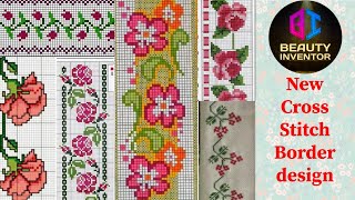 Cross Stitch Pattern || New Colourful Border Designs