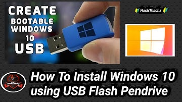 How To Install Windows 10 using USB Flash Drive/ Pendrive ( Full Step-By-Step Guide )