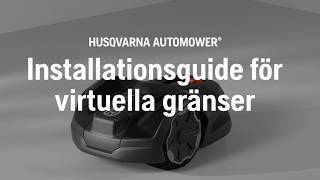 Installera Husqvarna Automower Robotgräsklippare - 305E Nera, 310E Nera And 320 Nera