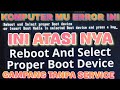 Mengatasi Reboot And Select Proper Boot Device Windows #cara #tutorialkomputer #rakitan #aktivasi