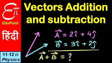 Vector Addition and Subtraction by Rectangular Component method || in HINDI