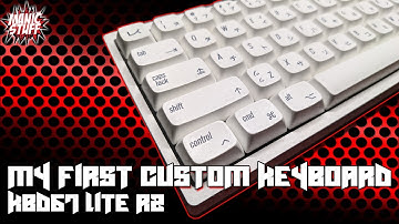 My First Custom Keyboard Build - KBD67 Lite R2