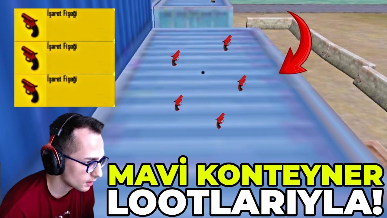 MAVİ KONTEYNER LOOTLARIYLA WIN ALMAK ! PUBG MOBILE