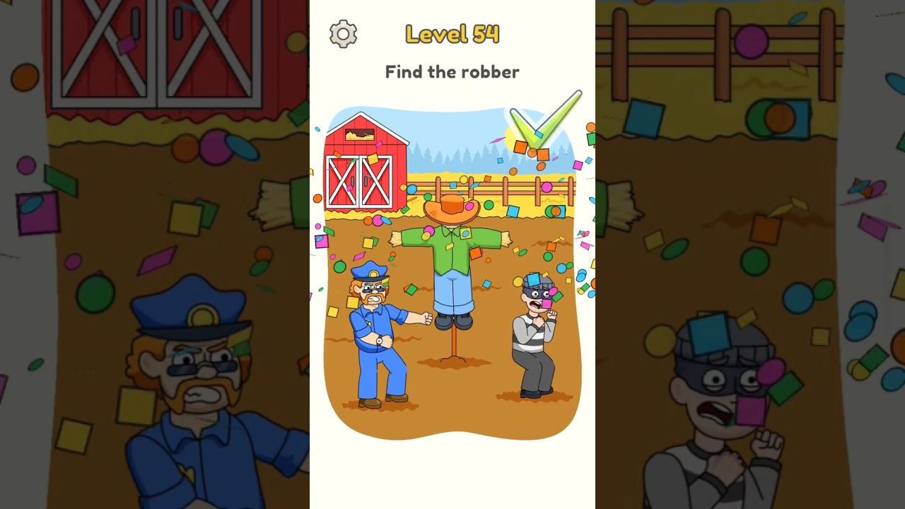 DOP 5: Delete One Part - Find The Robber - Level 54 5 Walkthrough