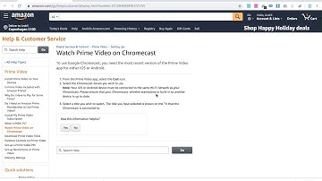 How to watch Amazon Prime Video on Chromecast?