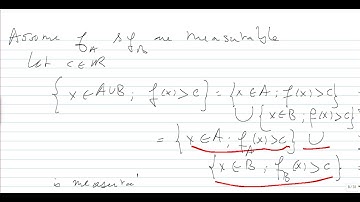 Measurable Functions