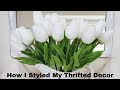 How I Styled My Thrifted Decor | Home Decor On a Budget | Vintage Cottage Decor