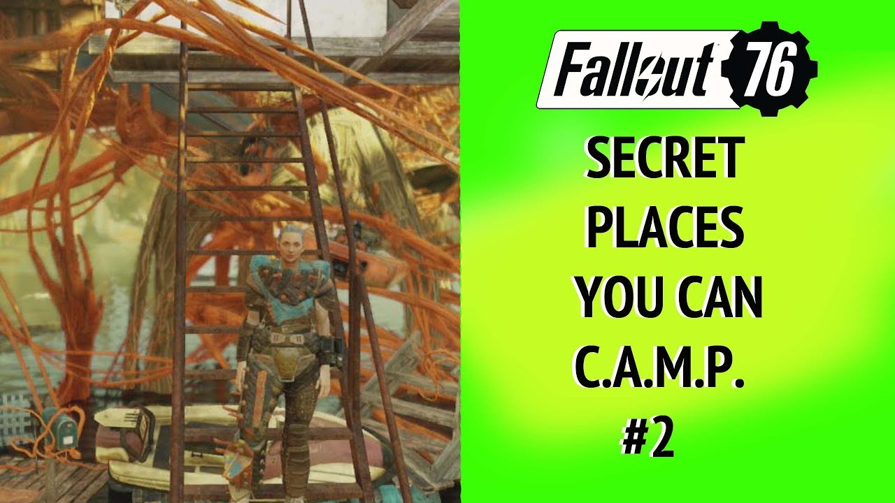 Fallout 76 Secret Places You Can C.A.M.P. #2 - YouTube