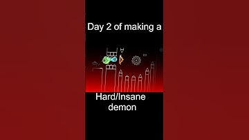 Day 2 of making a hard demon #geometrydash #gd #gdupdate #games