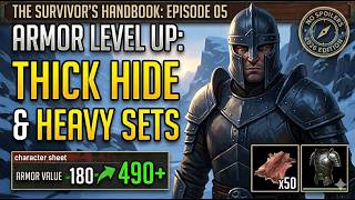 CONAN EXILES (2026 Beginner's Guide) | Armor Level Up: Mastering Thick Hide & Heavy Sets