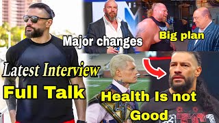 Roman Reigns latest Interview explain telugulo,WWE major changes soon Brock Lesnar plans