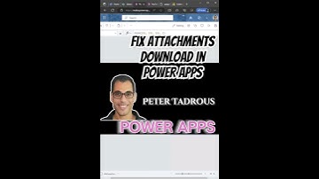 Fix Attachments Download in Power Apps #powerapps #powerplatform #sharepoint