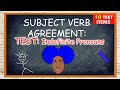 Rule 9: Subject Verb Agreement - YouTube