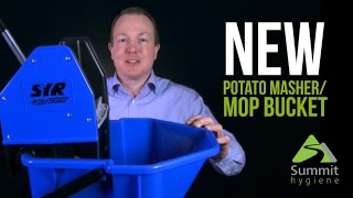Summit Hygiene - Heavy Duty Portable Mop Bucket and Wringer