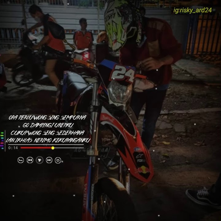 story wa supermoto baper