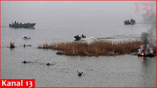 Russian Paratroopers Coming To Rescue Fellow Soldiers On Dnipro River Are Klled By Ukrainian Uavs