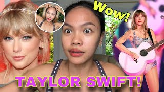 FILIPINA TRANSFORMED  INTO TAYLOR SWIFT MAKEUPTRANSFORMATION! 2023 PARA SA TICKET