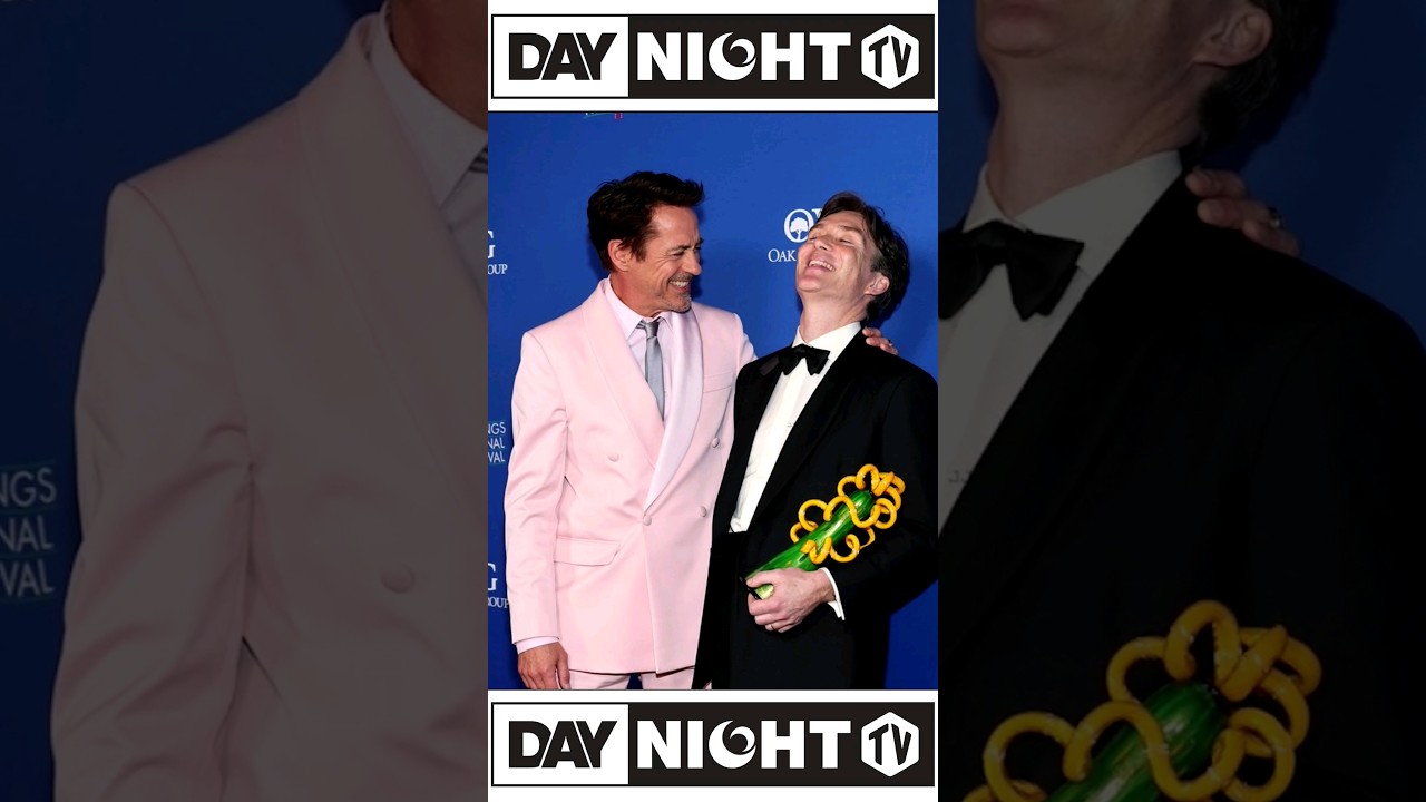 Роберт Дауни-Младший и Киллиан Мерфи: Новое Интервью на Палм Спрингс 2024 #daynighttv #кино #звезды