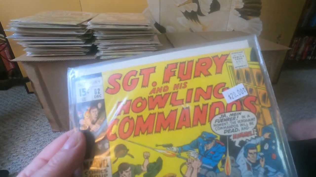 War Long Box part 3: Marvel's Sgt Fury including High Grade Silver Age Comics