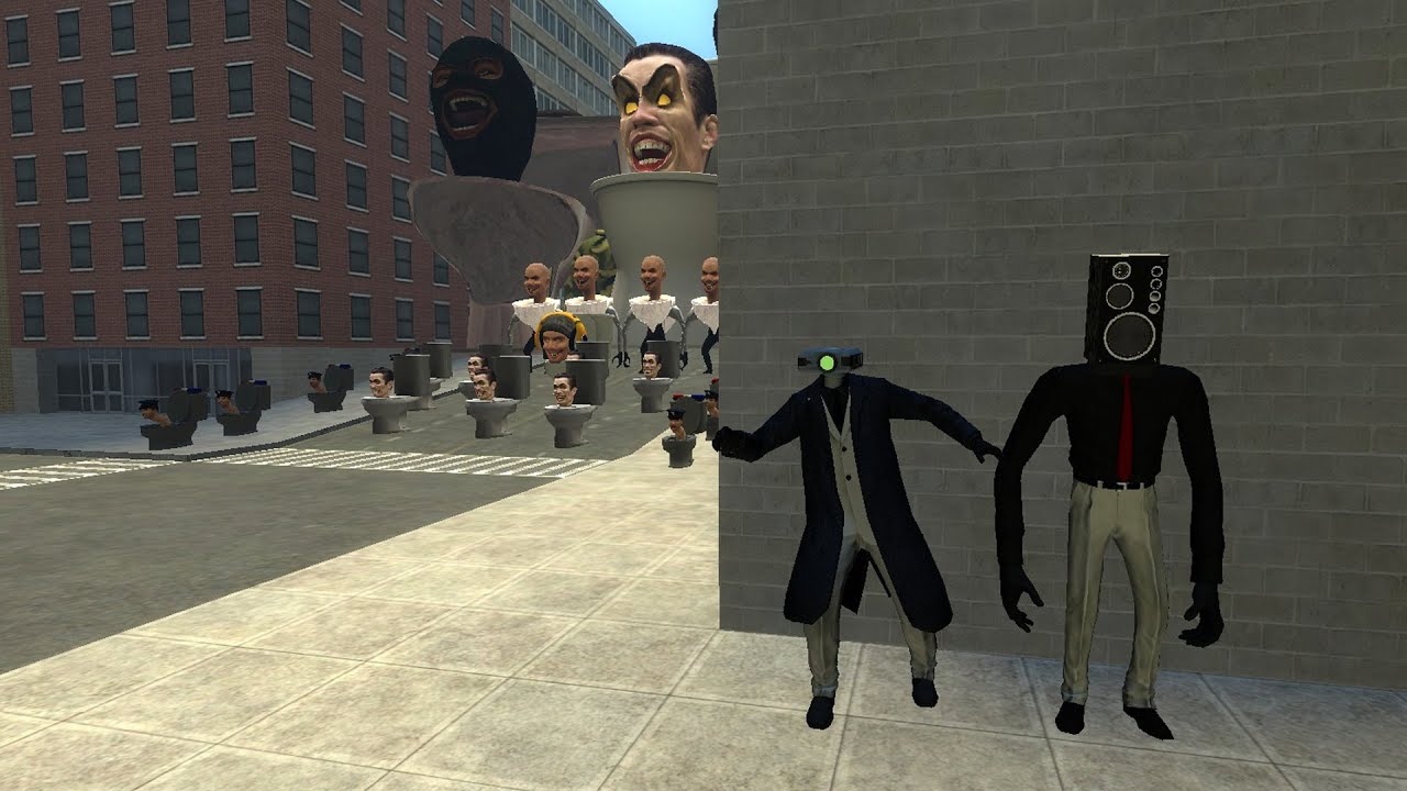 ALL GMAN PERFECT TEAM SKIBIDI TOILET MK3 and MK2 they set up an ambush for  SPEAKERMAN In Garry's Mod 