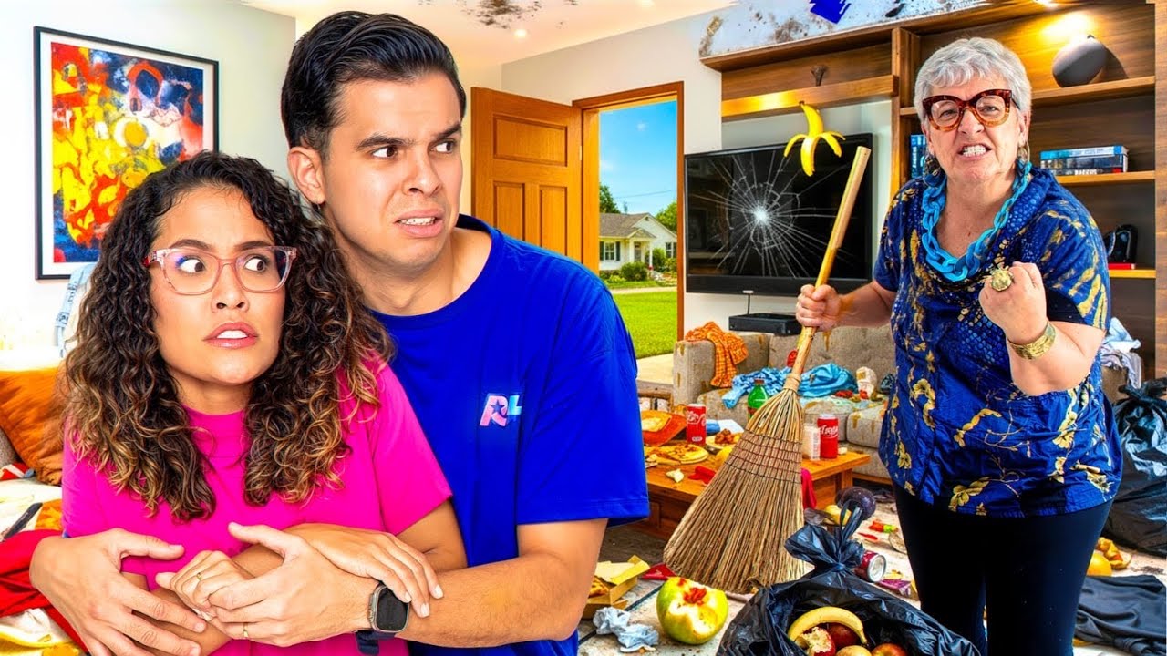 UMA VELHA DOIDA INVADIU A MANSÃO E JOGOU LIXO EM TUDO! - ABSURDO!